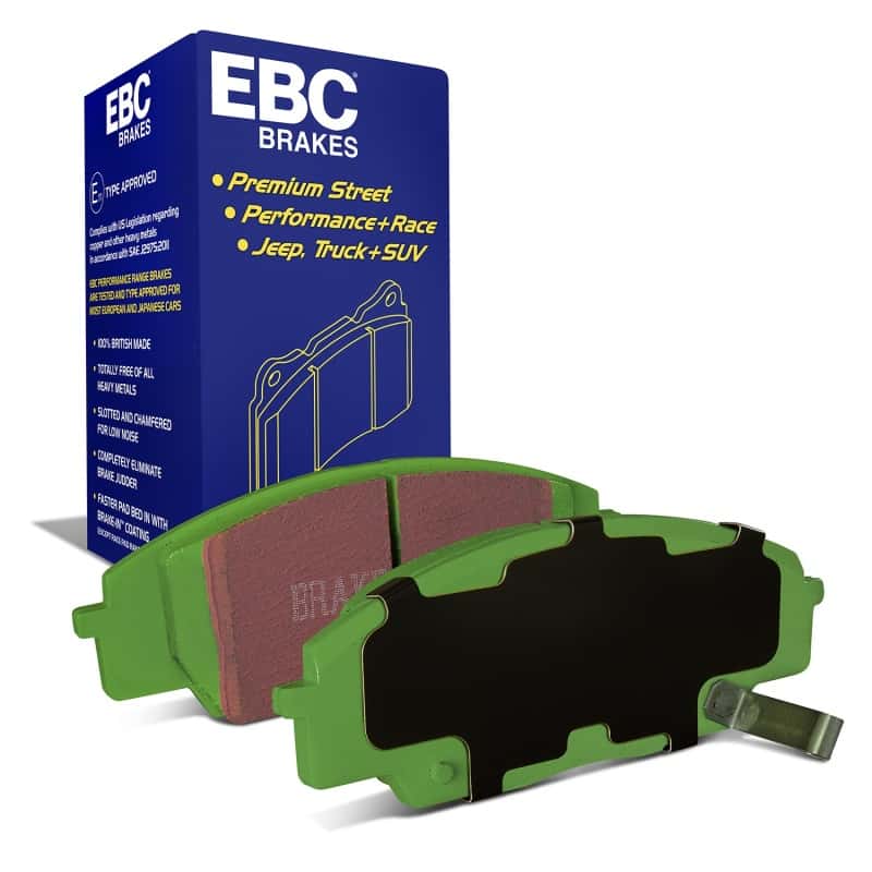 EBC — EBC 07-11 Acura CSX (Canada) 2.0 Type S Greenstuff Front Brake Pads
Disc Brake Pad - view 2