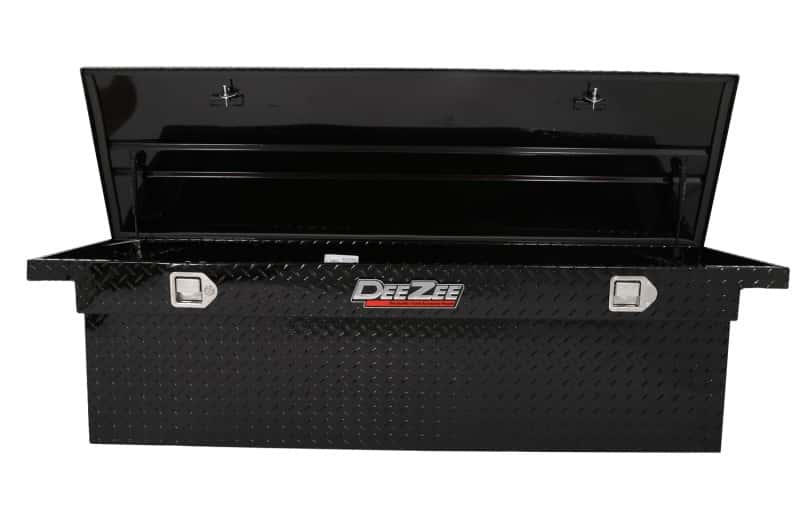 Dee Zee — Dee Zee Universal Tool Box - Red Crossover - Single Lid Black BT (Deep Low)
ToolBxTrkBedRTR - view 6