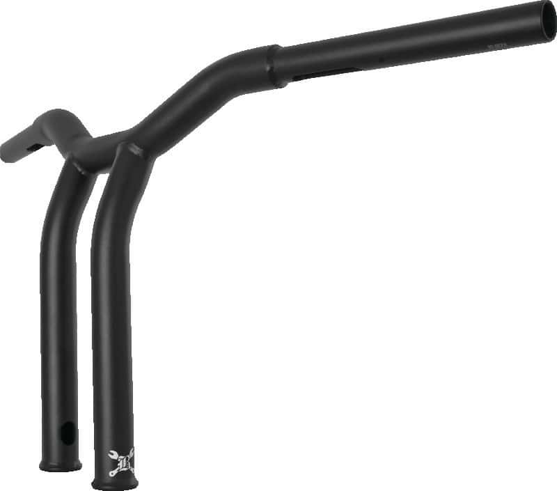 Burly Brand — Burly Brand Dominator Raked Bar 12in - Matte Black - view 2