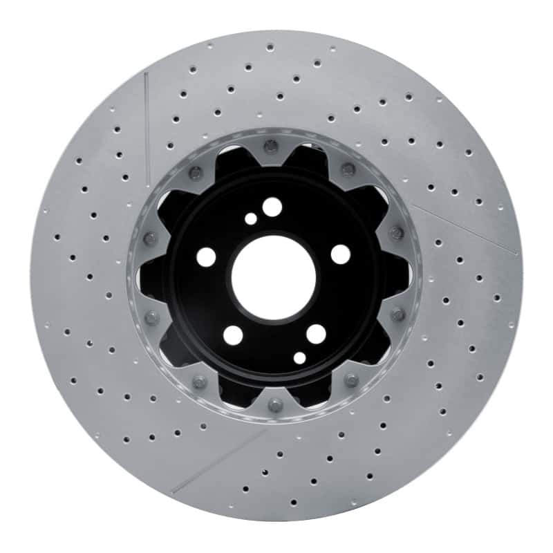 DFC — DFC 07-25 Mercedes-Benz E63 AMG Front Drilled and Slotted Hi-Carbon Alloy Geomet Coated Rotor
DFC Brake Rotor - view 5