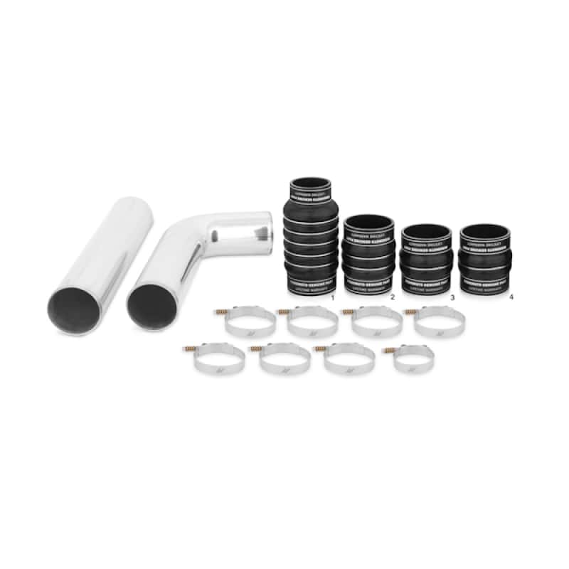 Mishimoto — Mishimoto 07.5-09 Dodge 6.7L Cummins Intercooler Kit w/ Pipes (Silver) - view 13