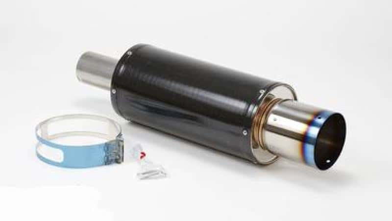 HKS — HKS Universal Carbon-Ti Cat-back Exhaust - 170mm Shell/75mm Diameter - view 1