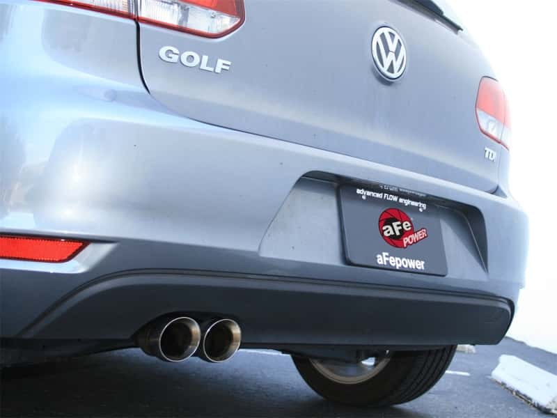 aFe — aFe MACHForce XP Exhausts Cat-Back SS-409 EXH CB Volkswagen Golf TDI 11-12 L4-2.0L
Cat-Back Exhaust
ExhstSysKt - view 2