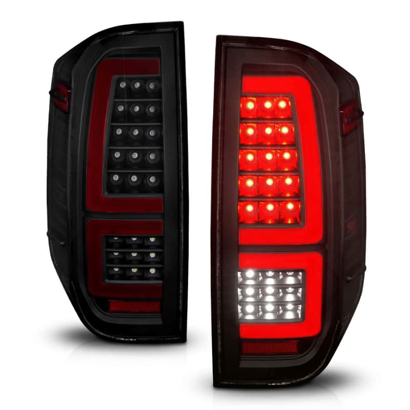 ANZO — ANZO 2014-2021 Toyota Tundra LED Taillights Black Housing/Smoke Lens - view 14