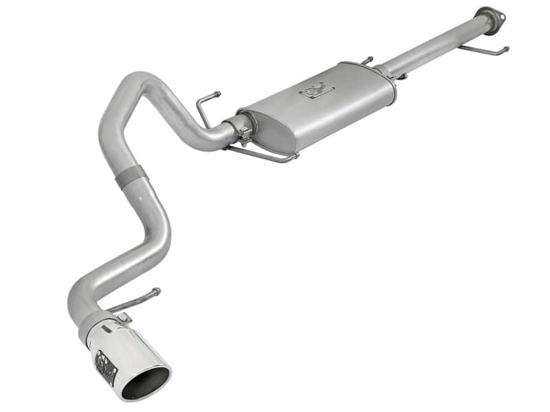 aFe — aFe Scorpion 2-1/2in Alum Steel Cat-Back Exhaust w/ Polished Tips 07-17 Toyota FJ Cruiser V6 4.0L
Cat-Back Exhaust - view 1