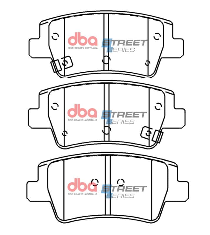 DBA — DBA 17-20 Hyundai Elantra GT Rear Street Series Brake Pads
Brake Pad - view 1