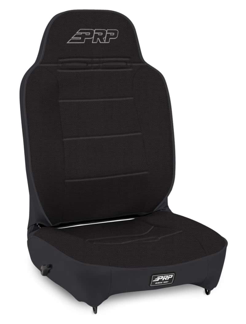 PRP Seats — PRP Enduro High Back Reclining Suspension Seat (Passenger Side) - All Black - view 1