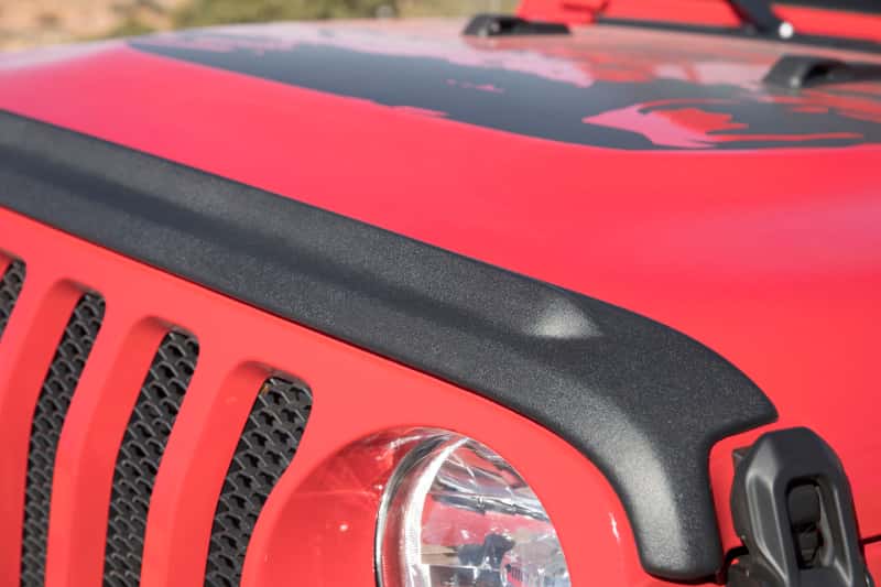 Bushwacker — Bushwacker 18-19 Jeep Wrangler Rubicon/Sport//Unlimited/Sport S Hood Stone Guard- Black
Hood Protector
Trail Armor - view 4