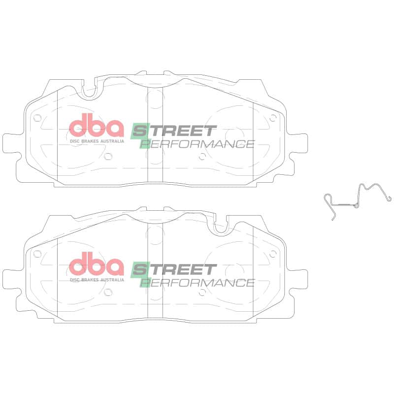 DBA — DBA 19-21 Audi A8 Quattro (w/375mm Front Rotor) Front SP Performance Brake Pads
Brake Pad - view 1