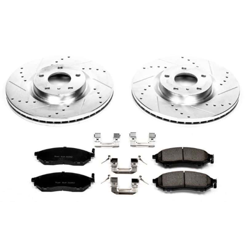 PowerStop — Power Stop 08-12 Infiniti EX35 Front Z23 Evolution Sport Brake Kit - view 1