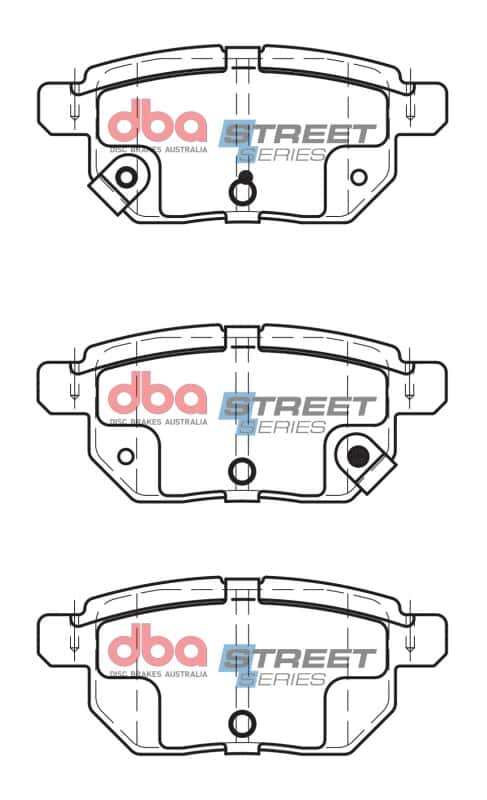 DBA — DBA 11-16 Lexus CT200h B Type/E Type Street Series Rear Brake Pads
Brake Pad - view 2