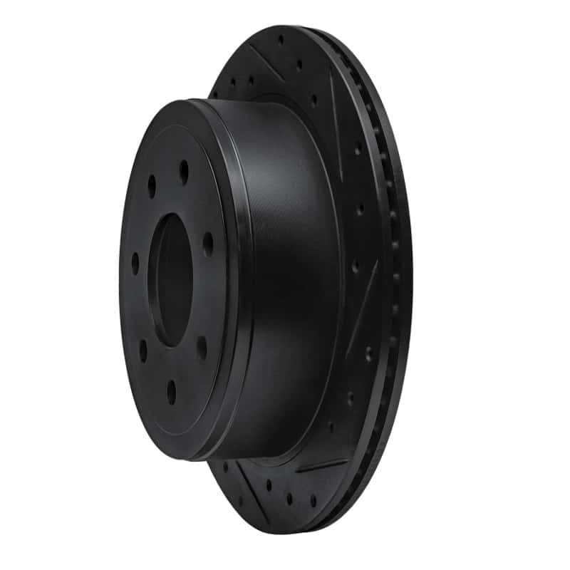 R1 Concepts — R1 04-11 Ford F-150 4WD Rear Right Drilled & Slotted Black Brake Rotor
R1 Brake Rotor Drill - view 2