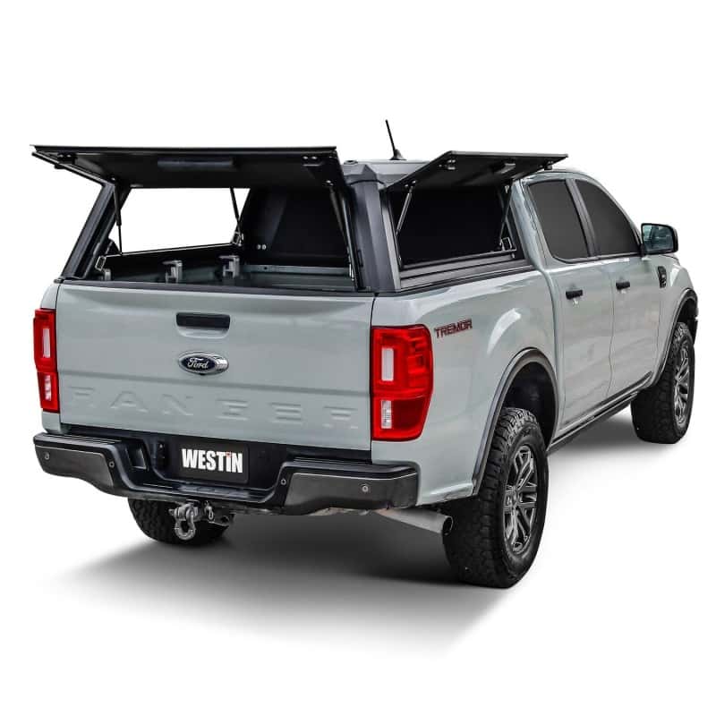 Westin — Westin EXP Truck Cap COMPLETE KIT A + BS (19-23 Ford Ranger CC 5ft. Bed) - Black - view 5
