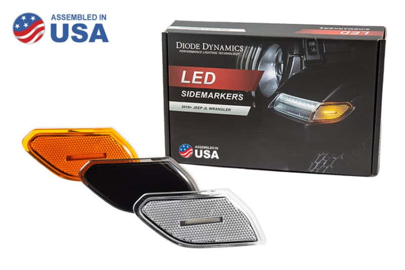 Diode Dynamics — Diode Dynamics 18-21 Jeep JL Wrangler/Gladiator Sidemarkers Smoked (set) - view 7