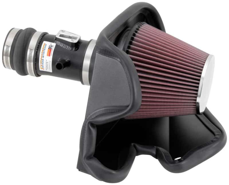 K&N Engineering — K&N 69 Series Typhoon Performance Intake Kit 13-14 Nissan Altima/Pathfinder 3.5L V6
Performance Air Inta
Air Intake System - view 1