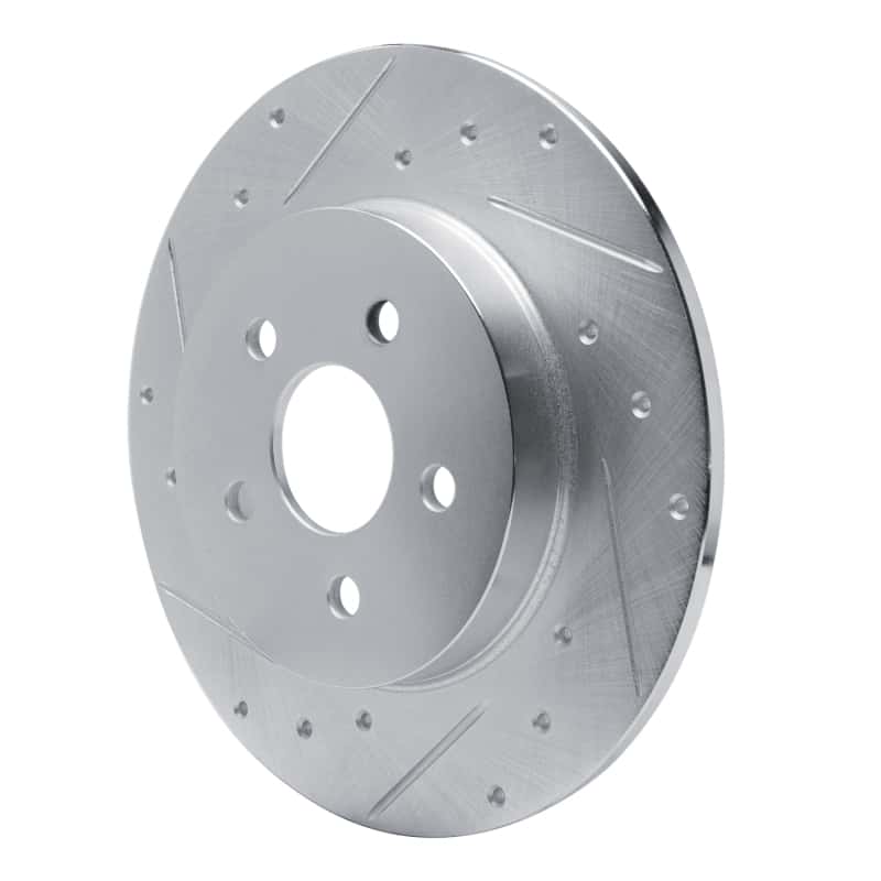 R1 Concepts — R1 87-91 Chrysler TC Maserati Rear Left Drilled & Slotted Silver Brake Rotor
R1 Brake Rotor Drill - view 7