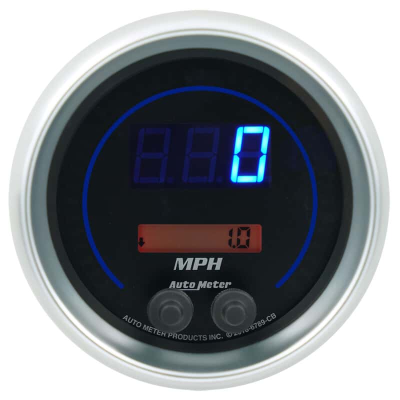 AutoMeter — Autometer 85.7mm Black Switchable 260 MPH / 260 KM/H Speedometer Cobalt Elite Digital Gauge
3.4" SPD CB ELIT DIG - view 4