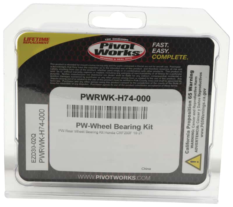 Pivot Works — Pivot Works 19-23 Honda CRF250F Rear Wheel Bearing Kit - view 3