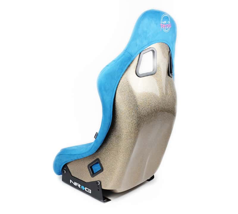 NRG — NRG FRP Bucket Seat ULTRA Edition - Medium (Blue Alcantara/Pearlized Back) - view 6