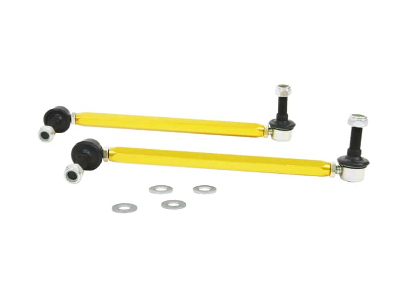 Whiteline — Whiteline 18-19 Kia Stinger Front Sway Bar Link Assembly Heavy Duty Adjustable Steel Ball
Link Kit - view 2