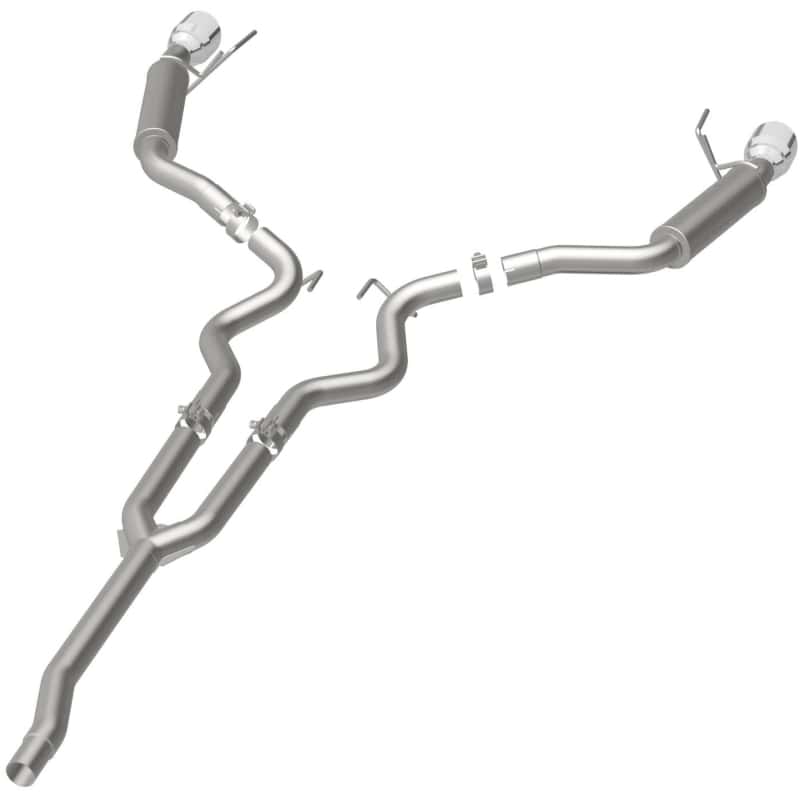 Magnaflow — MagnaFlow Cat-Back 15-16 Ford Mustang 2.3L L4 Competition SS 3in Dual Split Rear 4.5in Black Tips
Cat-Back - view 28