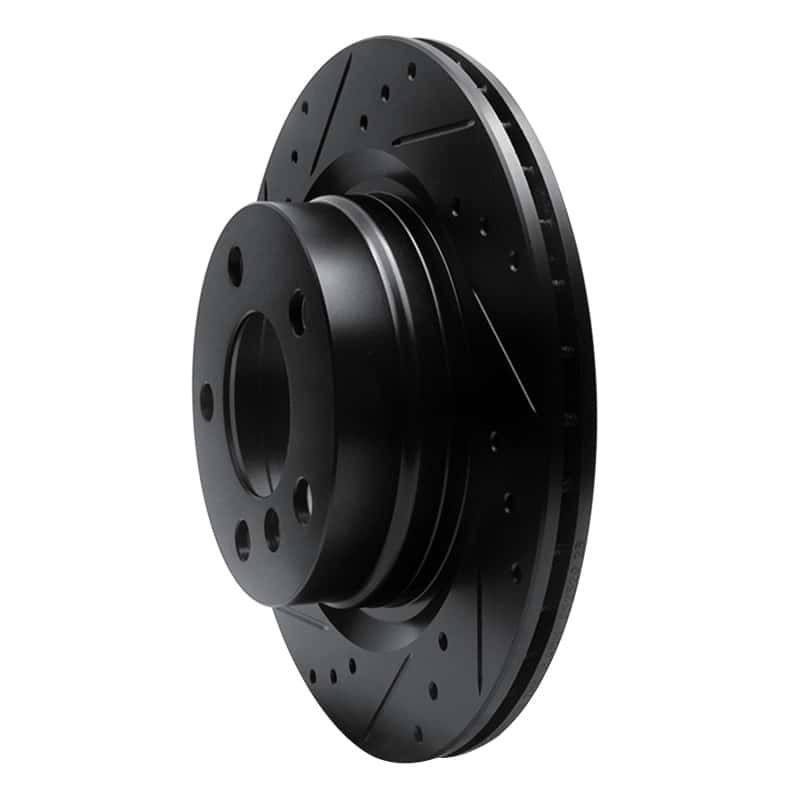 R1 Concepts — R1 06-21 BMW 228I xDrive Rear Left Drilled & Slotted Black Brake Rotor
R1 Brake Rotor Drill - view 2