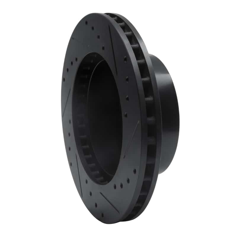 R1 Concepts — R1 91-94 Ford Crown Victoria Front Left Drilled & Slotted Black Brake Rotor
R1 Brake Rotor Drill - view 4