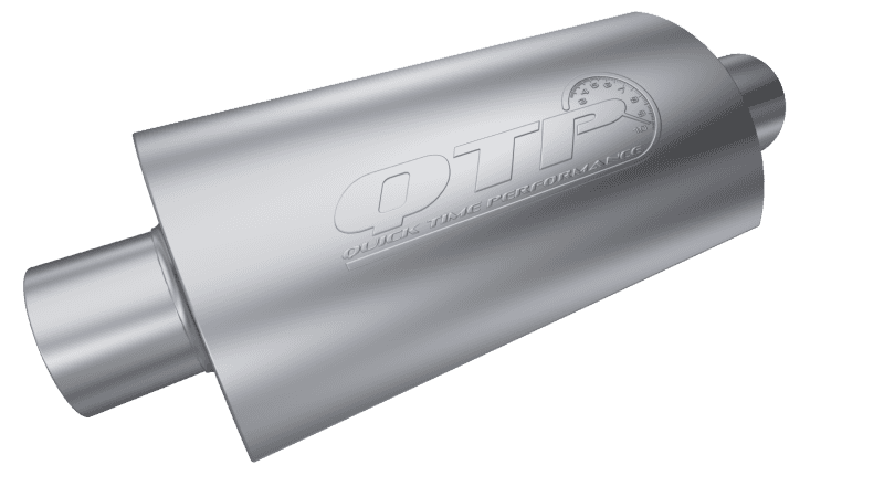 QTP — QTP 3in Weld-On 304SS AR3 Muffler - view 1