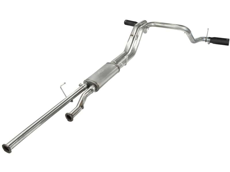 aFe — aFe MACHForce XP 2-1/2in to 3in 409 SS Cat-Back Exhaust w/ Black Tips 10-17 Toyota Tundra V8 5.7L
Cat-Back Exhaust - view 3