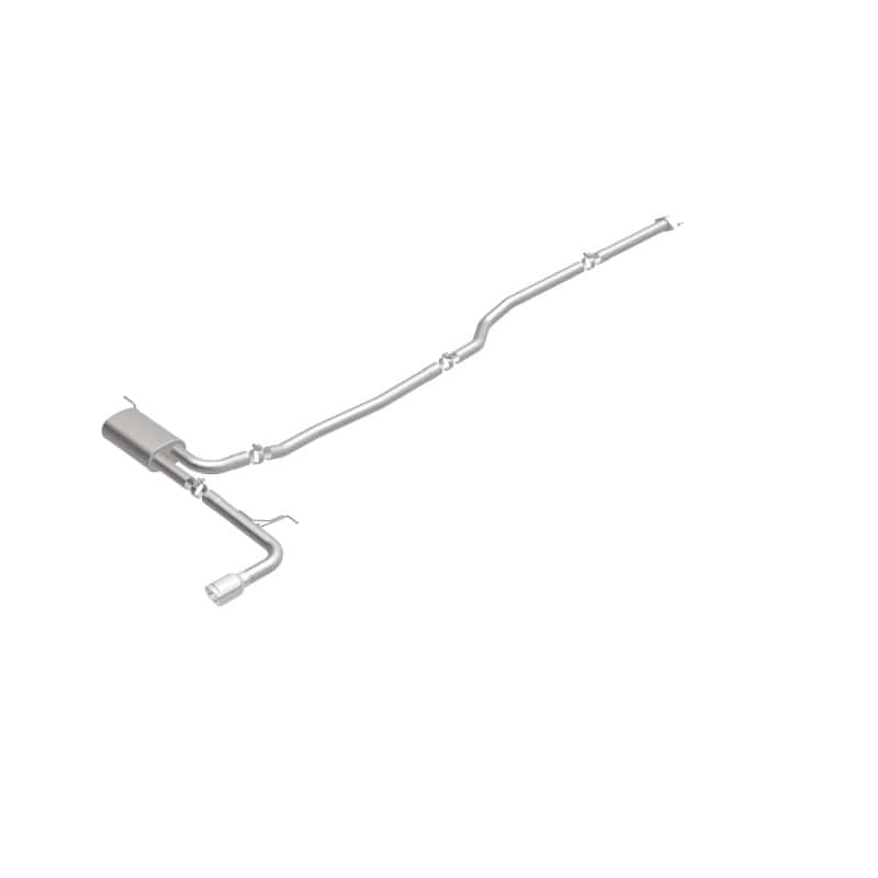 Magnaflow — MagnaFlow Cat Back, SS, 2.5in, Street, Single Straight Pass. Polished 4in Tip, 2015 Ford Fusion 2.5L
Cat-Back - view 4