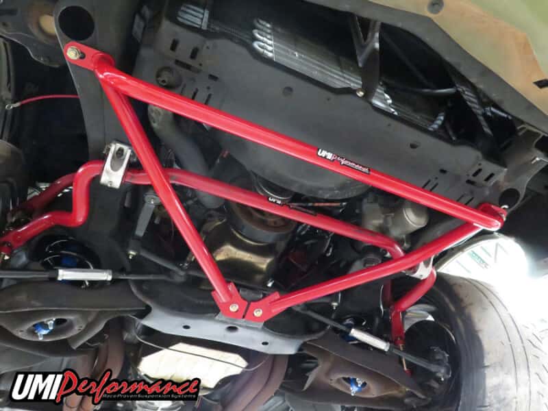 UMI Performance — UMI Performance 78-88 GM G-Body Front Reinforcement Brace Bolt In
Frame Reinforcement - view 2