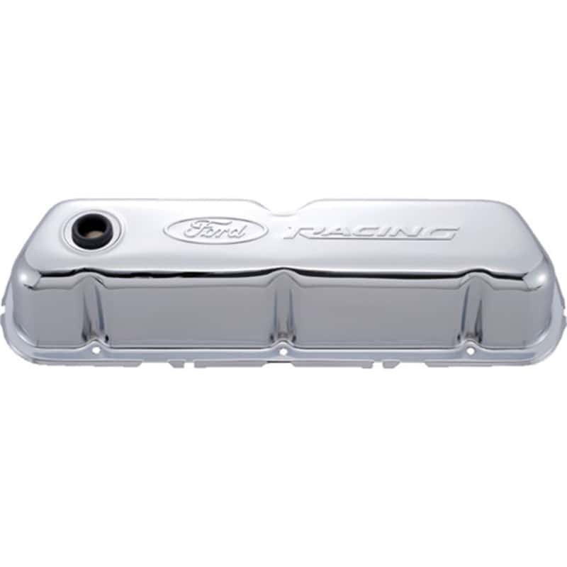 Ford Racing — Ford Racing Embosses Logo Stamped Steel Valve Cover Chrome
Valve Cover Set - view 2