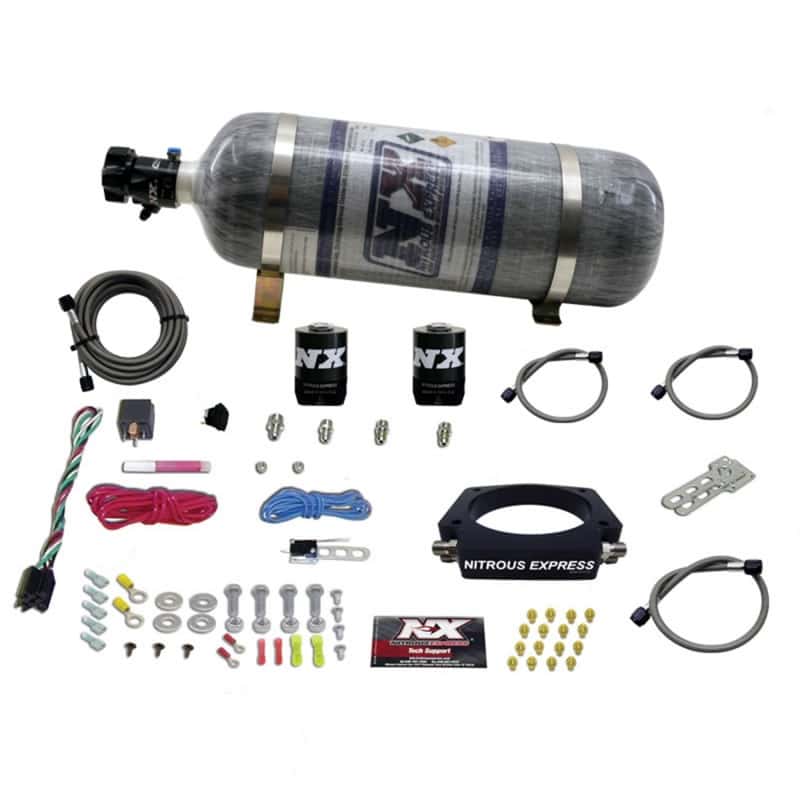 Nitrous Express — Nitrous Express GM LS 102mm Nitrous Plate Kit (50-400HP) w/12lb Composite Bottle
Injection System Kit
N2OSys - view 1