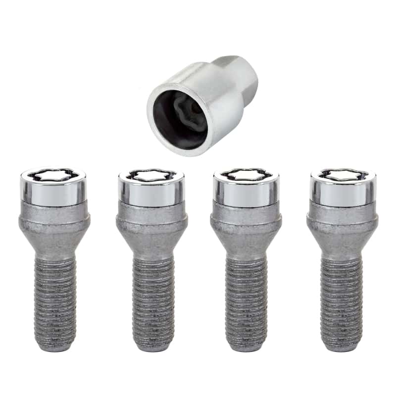 McGard — McGard Wheel Lock Bolt Set - 4pk. (Cone Seat) M14X1.5 / 17mm Hex / 31.0mm Shank Length - Chrome - view 5