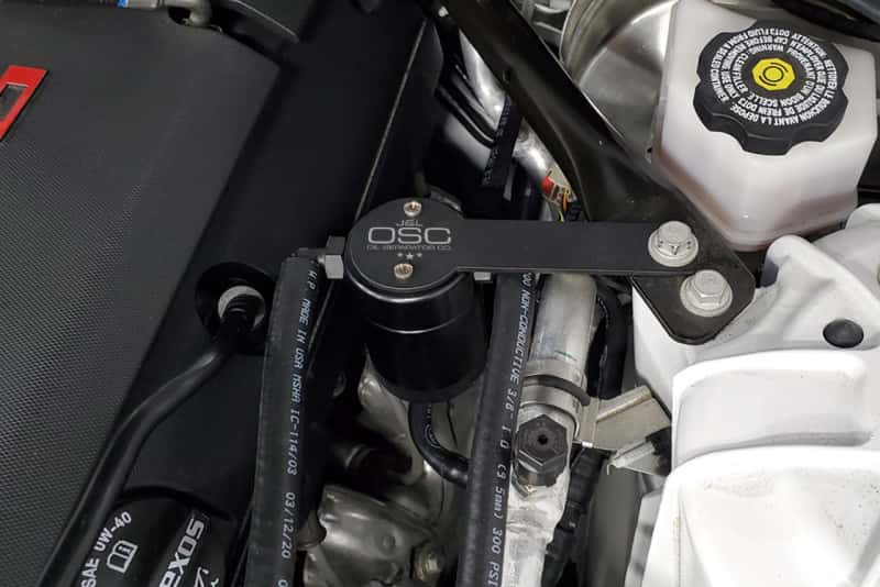 J&L — J&L 16-24 Chevrolet Camaro LT1 6.2L Driver Side Oil Separator 3.0 - Black Anodized
Oil Separator - view 3