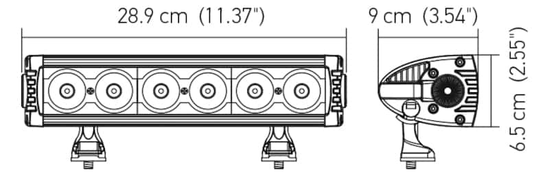 Hella — Hella Value Fit Design 11in - 60W LED Light Bar - Combo Beam - view 19
