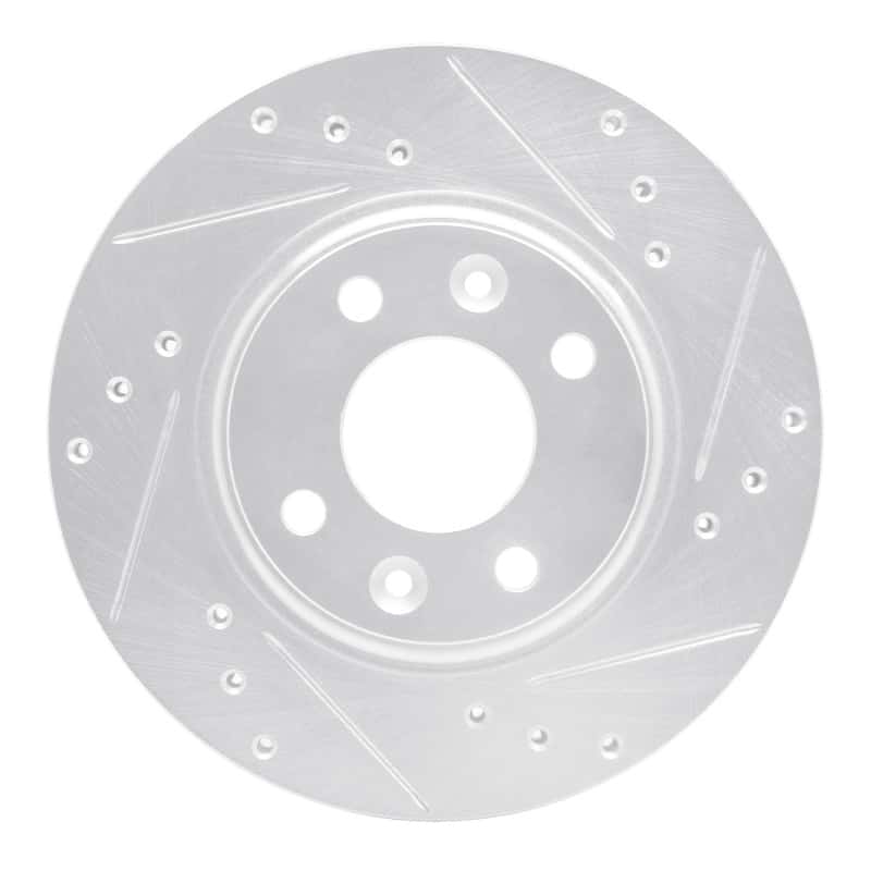 R1 Concepts — R1 15-19 Renault Logan (Mexico) Front Right Drilled & Slotted Silver Brake Rotor
R1 Brake Rotor Drill - view 1