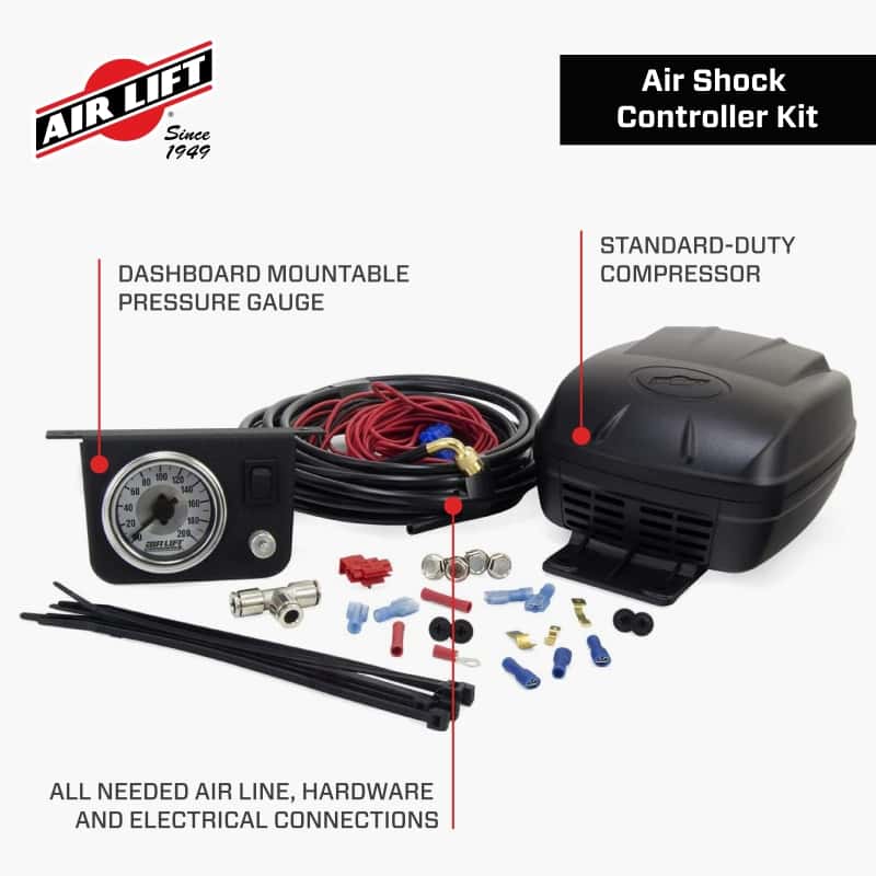 Air Lift — Air Lift 160 PSI Air Shock Controller
Susp Air Comp Kit - view 9