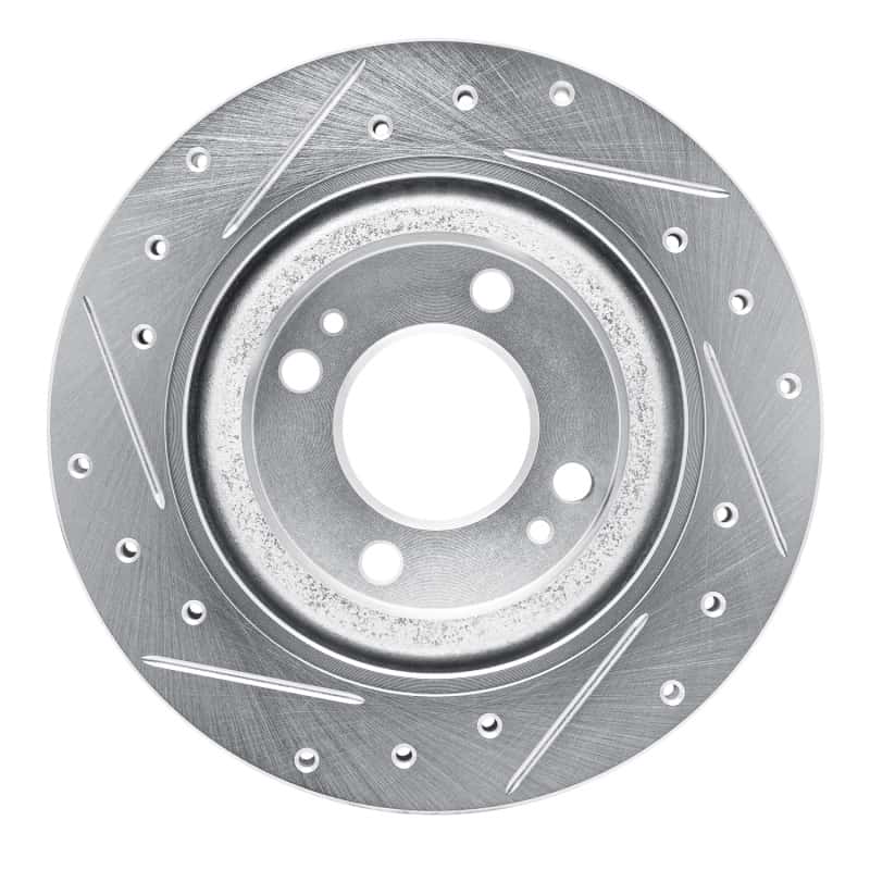 R1 Concepts — R1 16-25 Dodge Attitude (Mexico) Front Right Drilled & Slotted Silver Brake Rotor
R1 Brake Rotor Drill - view 5