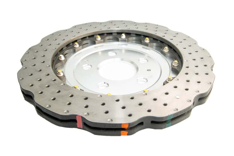 DBA — DBA 13-16 Audi RS5 (w/Scalloped edge Iron Discs) Rear 5000 Series Drilled Wavy Rotor w/Silver Hat
Brake Rotor
Brake Disc - view 2
