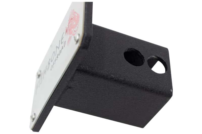 Fishbone Offroad — Fishbone Offroad Hitch Cover - 2In Hitch - Black Powdercoated Steel - view 3