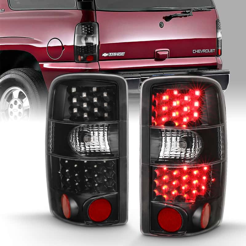 ANZO — ANZO 2000-2006 Chevrolet Tahoe Led Taillights Black/Clear
Tail Light Set
LED Taillights - view 1