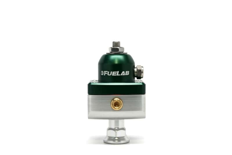 Fuelab — Fuelab 575 Carb Adjustable Mini FPR Blocking 1-3 PSI (1) -6AN In (2) -6AN Out - Green
CARB FPR,Block,Mini - view 1