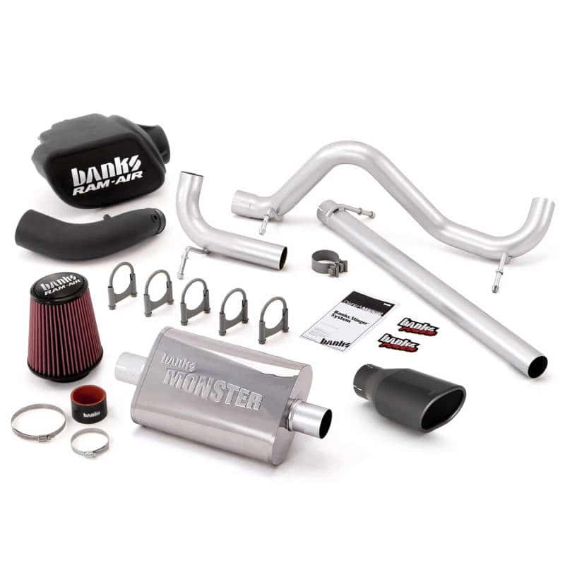Banks Power — Banks Power 07-11 Jeep 3.8L Wrangler - 2dr Stinger Sys (no AutoMind) - SS Single Exh w/ Black Tip
Power/Efficiency Sys
Stinger Bundle - view 2