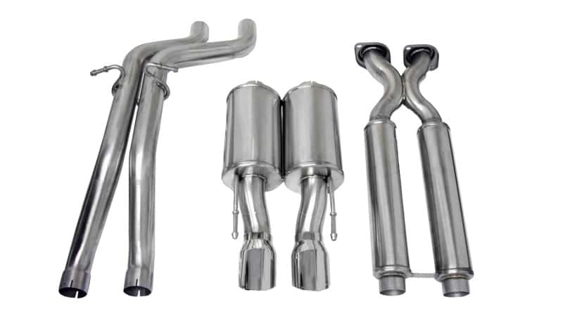 CORSA Performance — Corsa 2006-2010 Jeep Grand Cherokee 6.1L V8 Polished Sport Cat-Back Exhaust
Exhaust - view 1