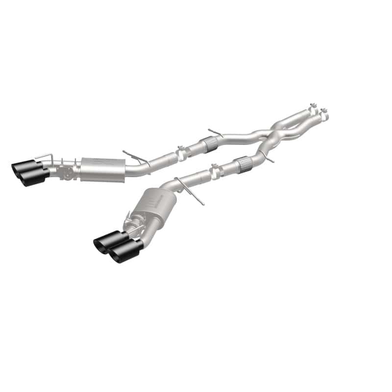 Magnaflow — MagnaFlow SYS Cat-Back 2015-2017 Cadillac CTS-V 6.2L Quad 4in Carbon Fiber Tips
Cat-Back - view 4