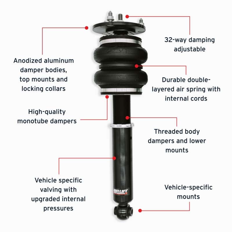 Air Lift — Air Lift Performance 89-00 Lexus LS400 Rear Air Suspension Kit
Air Lift Performance - view 5
