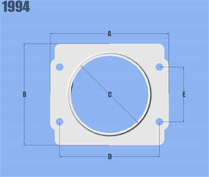 Vibrant — Vibrant MAF Sensor Adapter Plate for Subaru applications use w/ 3in Inlet I.D. filters only
3"MAFAdptrForSubaru
MAFSensorforSubaru
MAFSnsrAdpt - view 1