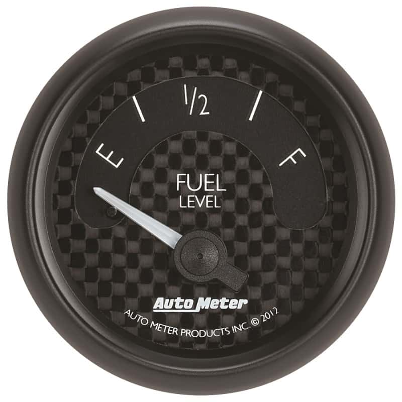 AutoMeter — Autometer GT Series 52mm Short Sweep Electronic 240-33 ohms Fuel Level (For use w/ 3262)
2-1/16" FUEL LEVEL, - view 12