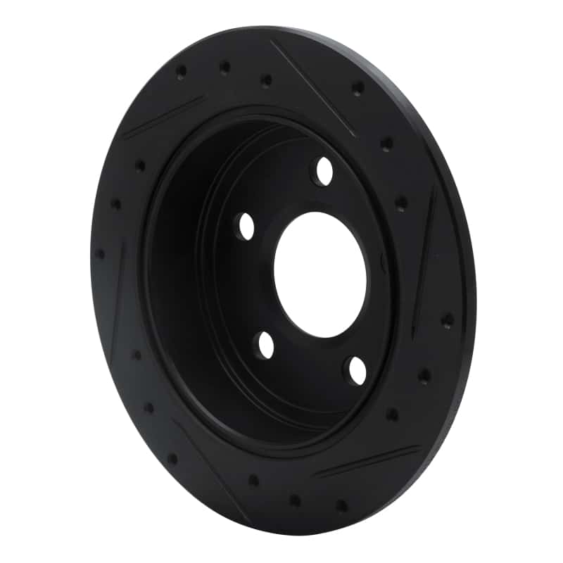 R1 Concepts — R1 97-05 Buick Century Rear Left Drilled & Slotted Black Brake Rotor
R1 Brake Rotor Drill - view 4